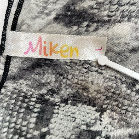 Miken Women’s Snake Print Swim Cover Up Beach Vacation Resort-L - Picture 9 of 10